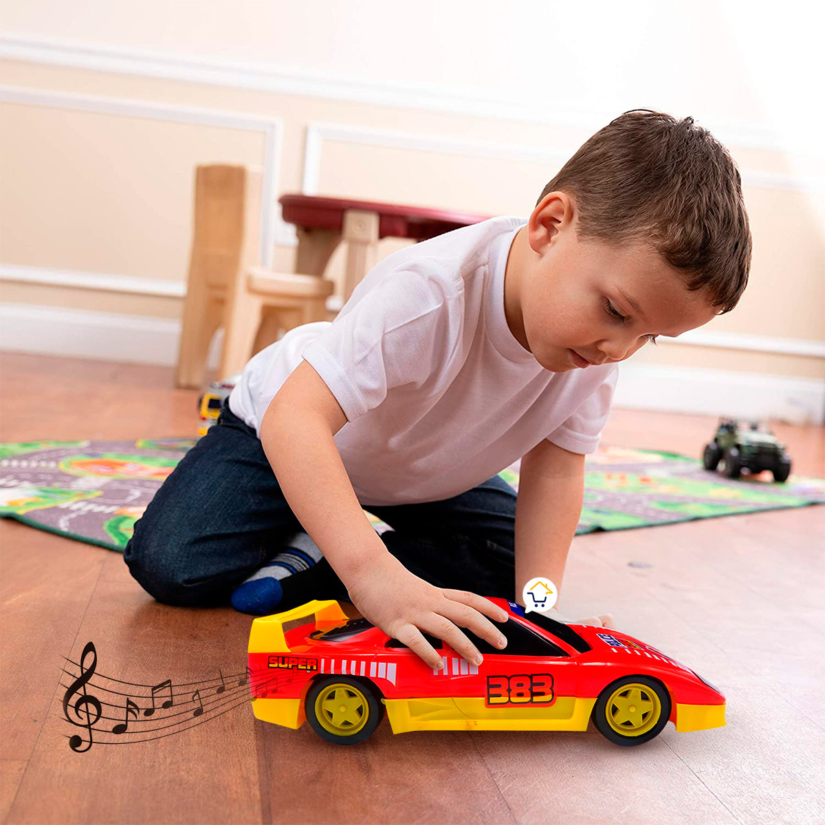 Miniatura 3 de Carro Juguete Policia Deportivo 88116